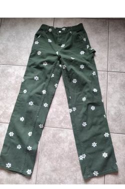 Pacsun Baggy Carpenter Floral Pants Size 22