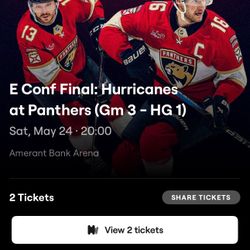 FLORIDA PANTHERS EASTERN CONFERENCE FINALS GAME 3 AMERANT ARENA