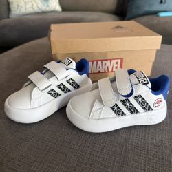 Kids Adidas Marvel Grand Court Spider-Man Cloudfoam Size 7K