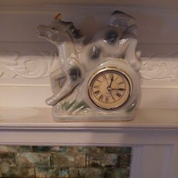 Vintage Unicorn Clock 