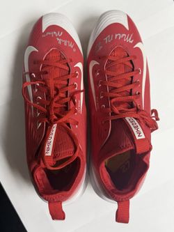 Mike Trout Signed Nike Cleats - Millville Meteor, MLB Authenticated
