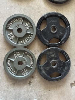 Thirty-Five Pound Weight Plates