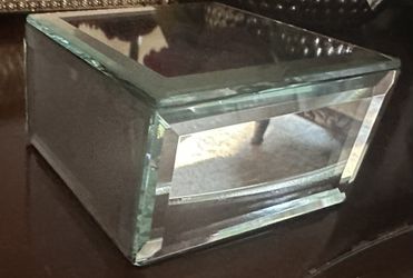 Vintage Mirror Jewelry Box