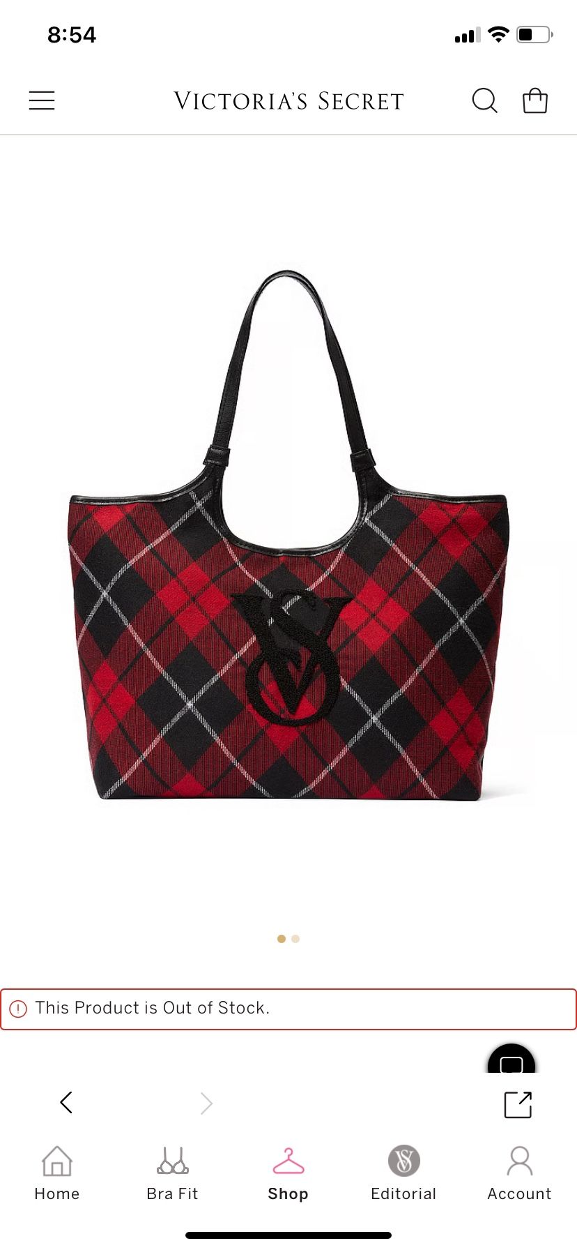 Victoria’s secret flannel Tote Bag