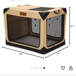 Portable Soft Sided Pet Kennel 
