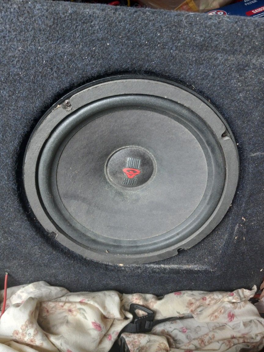 Subwoofer And Amp In Box