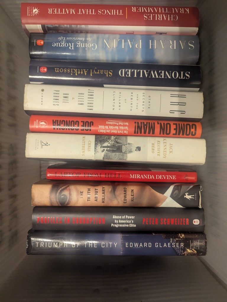 10 Political Hardback Books