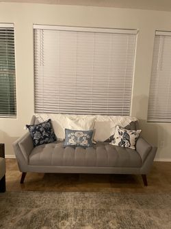 Light grey couch/sofa