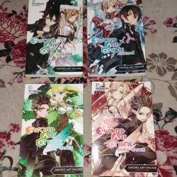 SWORD ART ONLINE LIGHT NOVELS VOLUMES 1 -4