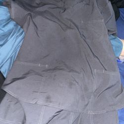 Grey And BLACK SCRUBS 2xl