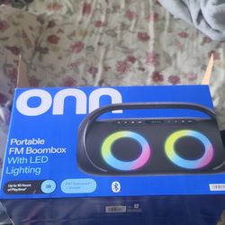 Onn Portable Boombox 
