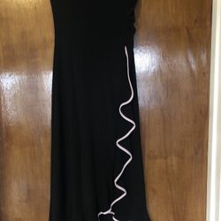 Black Strapless Dress