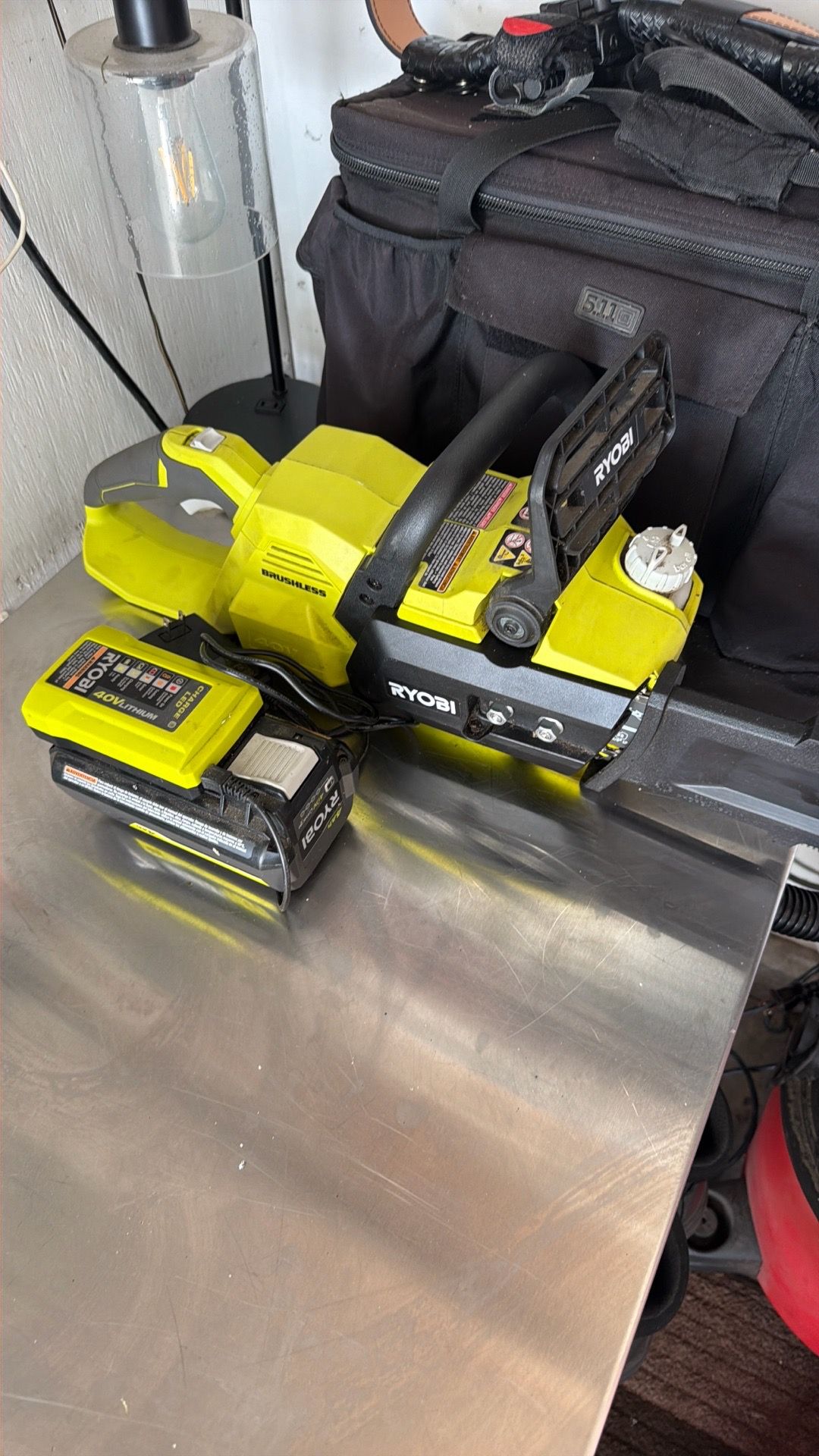 Ryobi electric chain saw