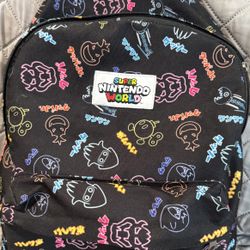 Universal Studios Hollywood Super Nintendo World Neon Backpack