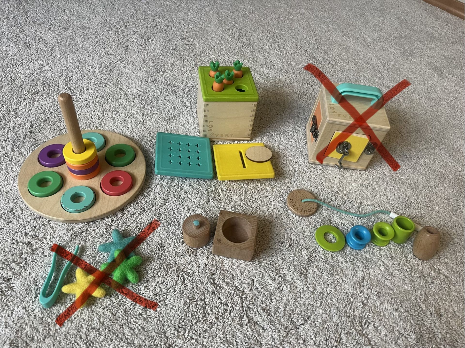 Assorted Lovevery Toys