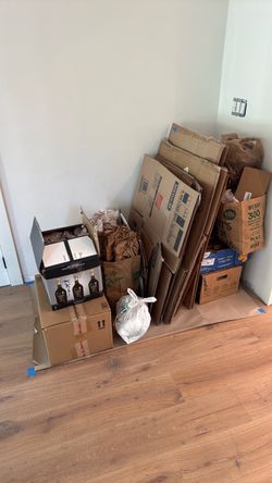Moving Boxes and Packing paper