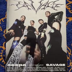AESPA SAVAGE 1ST MINI ALBUM | HALLUCINATION QUEST VER (PHOTO BOOK VER)