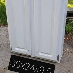 White Cabinet Upper Or Medicine