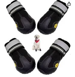New Dog Boots Waterproof  Size 5 - (40-55 Pounds dogs  )