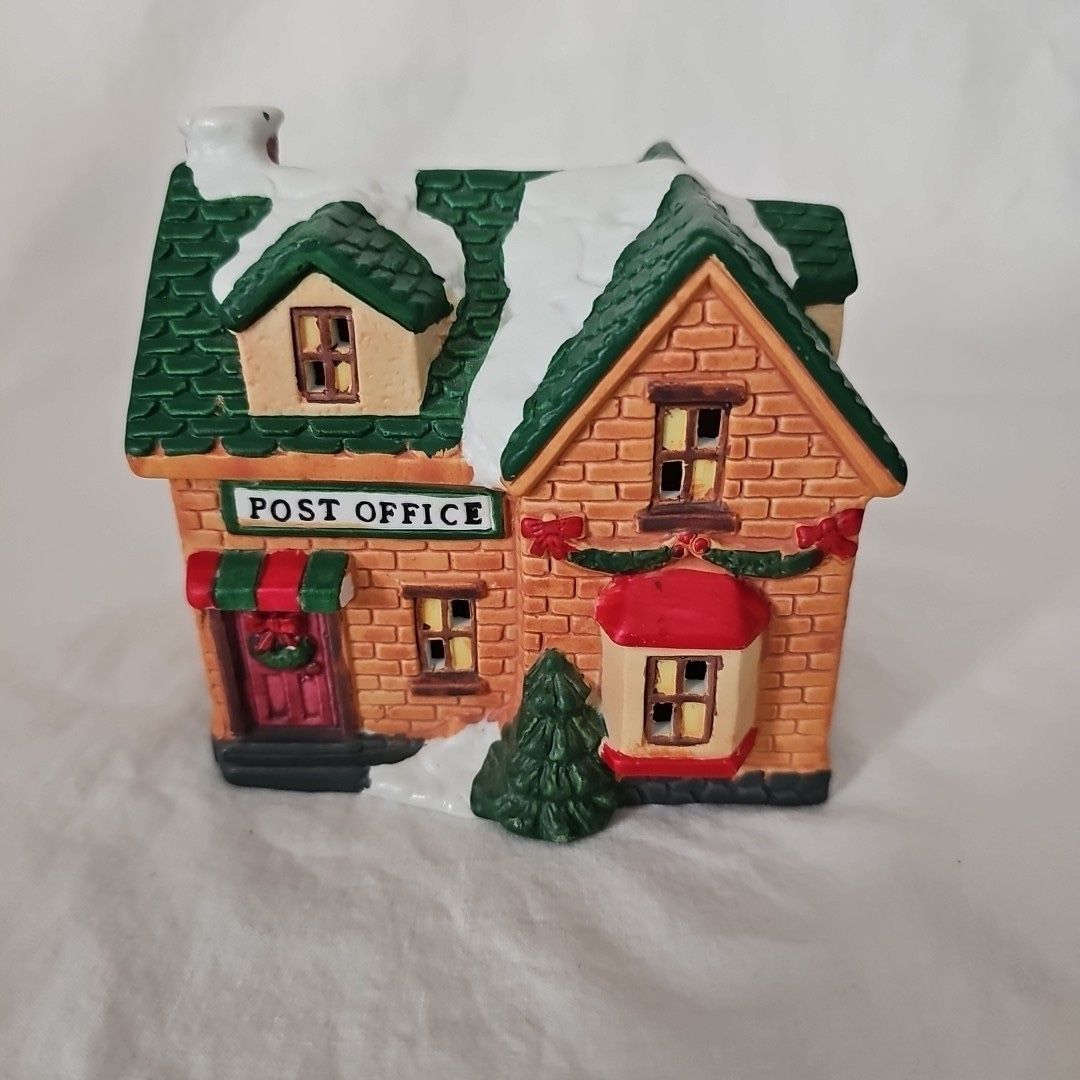 Christmas Village Items $25 Each Post Office Hardware Store Clam Shack