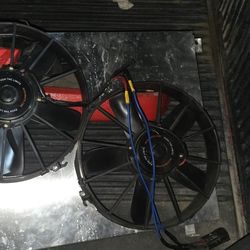 2 Mishimoto 12in Race Series Fans