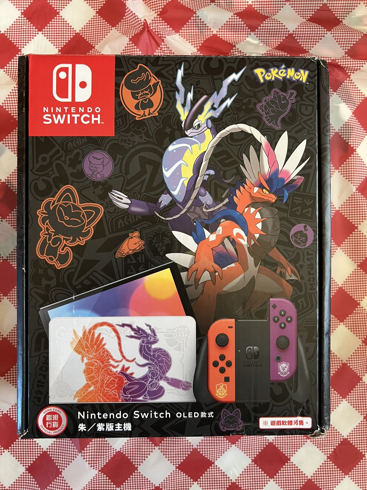 Nintendo Switch Poke Scarlet And Violet Edition (HK Version)
