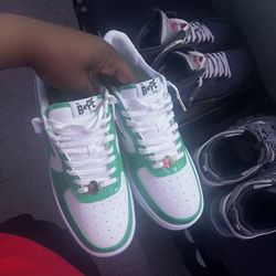 Bathing Ape Shoes Green 