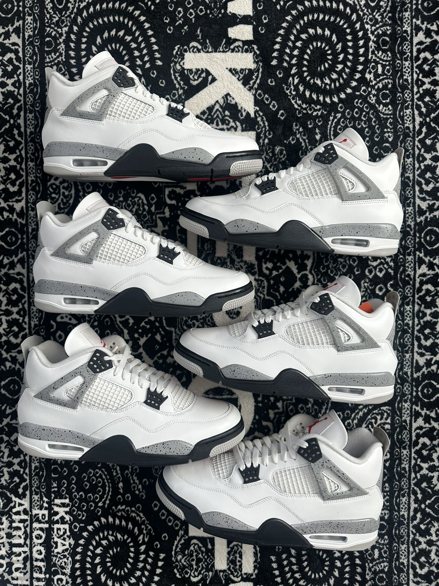 Air Jordan 4 White Cement 