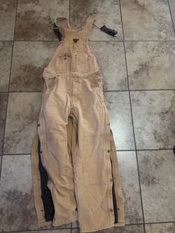 Insulated Canvas Bib Overalls