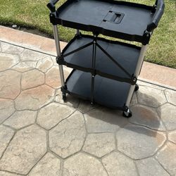 Rolling service utility cart 3 tier new 