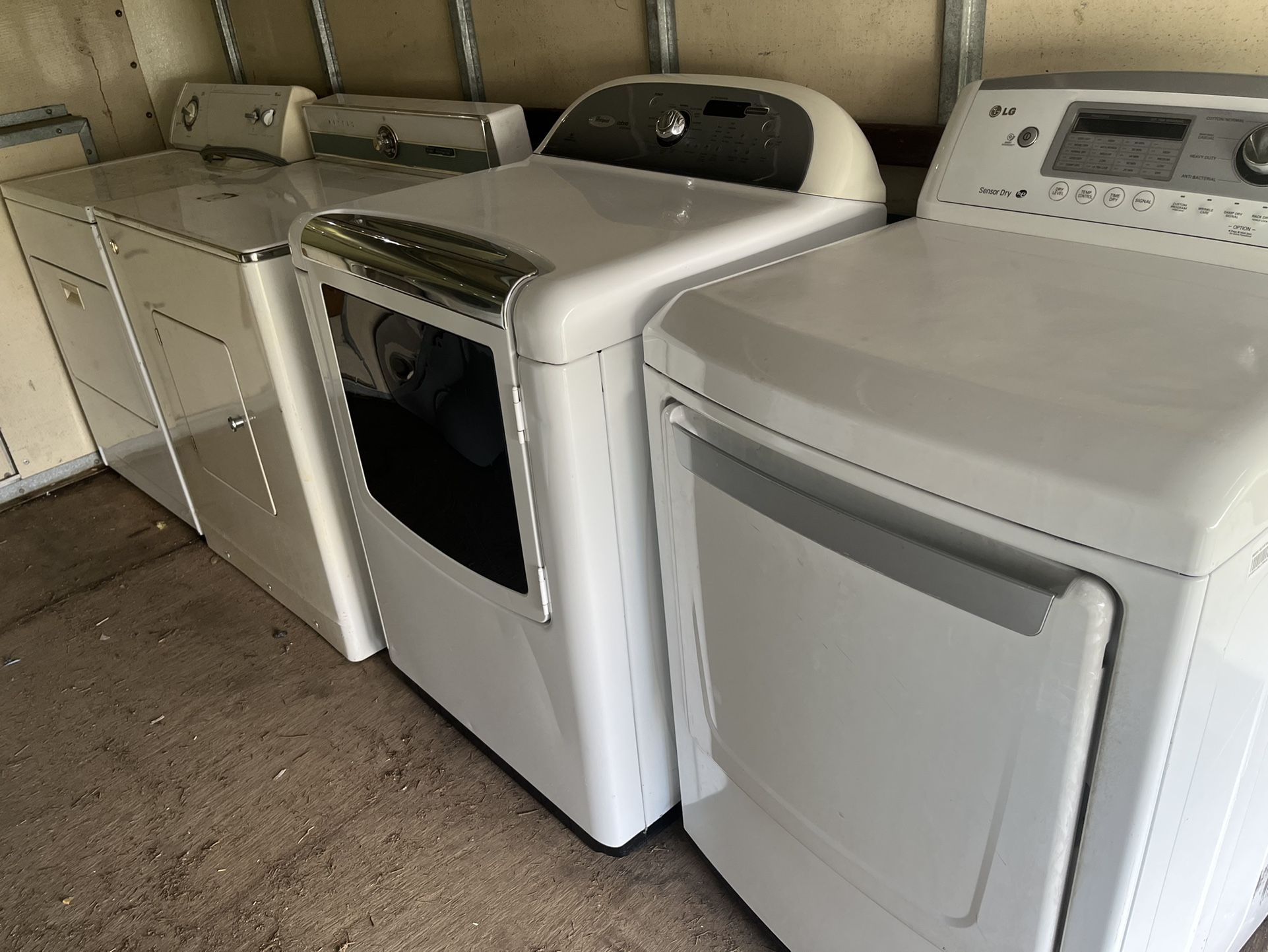 Six different dryers for sale each price very