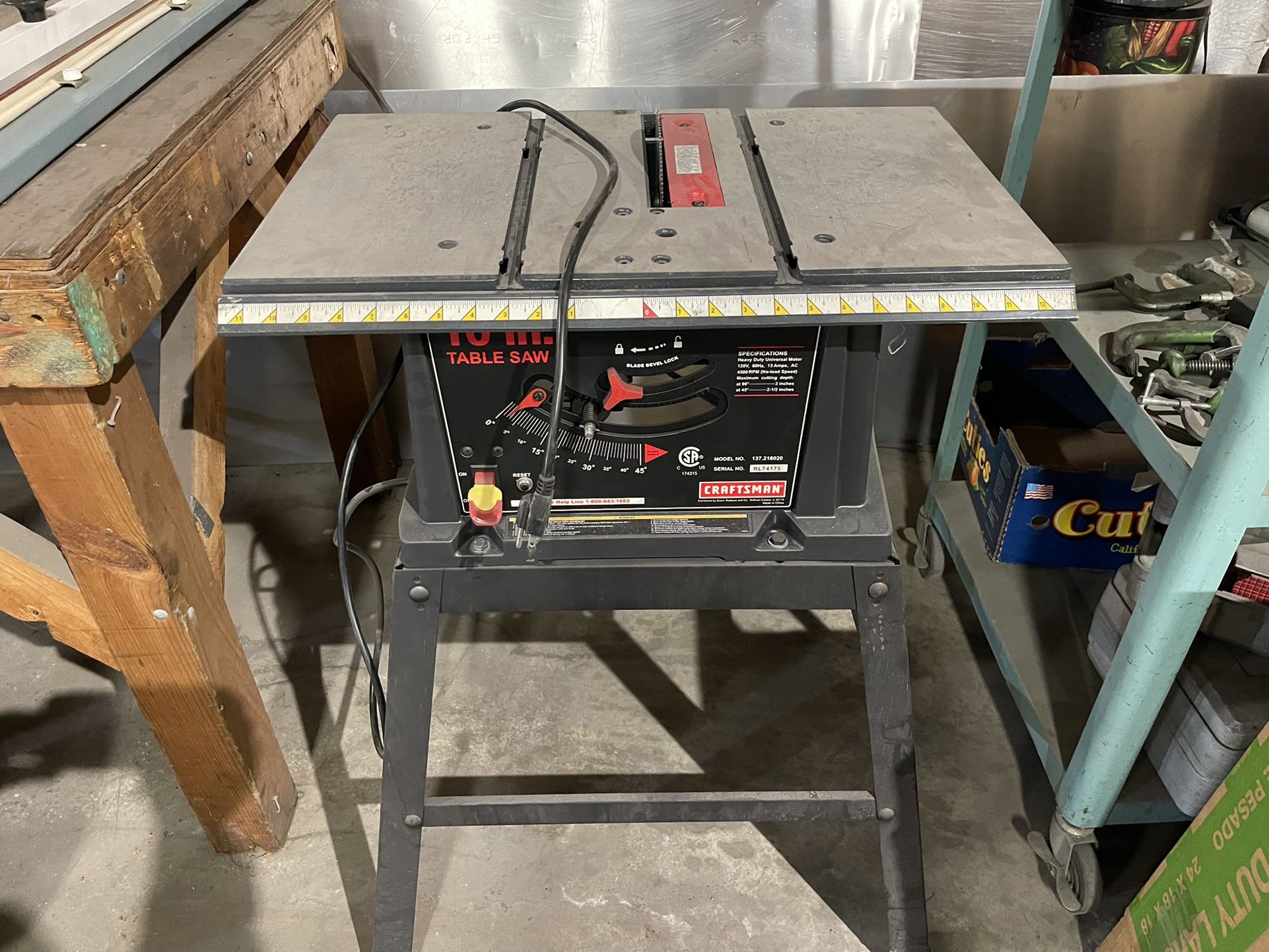 New Craftsman 10” Table Saw