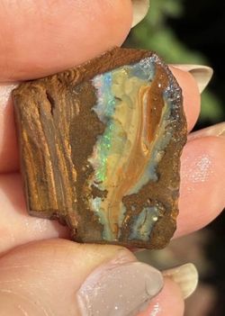 Pretty 43ct Australian Boulder Opal Rough Loose Specimen H