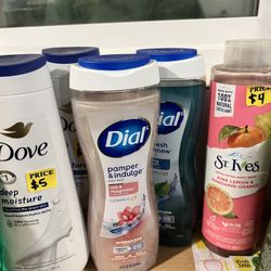 Women Body Wash (dove,dial,st Ives)