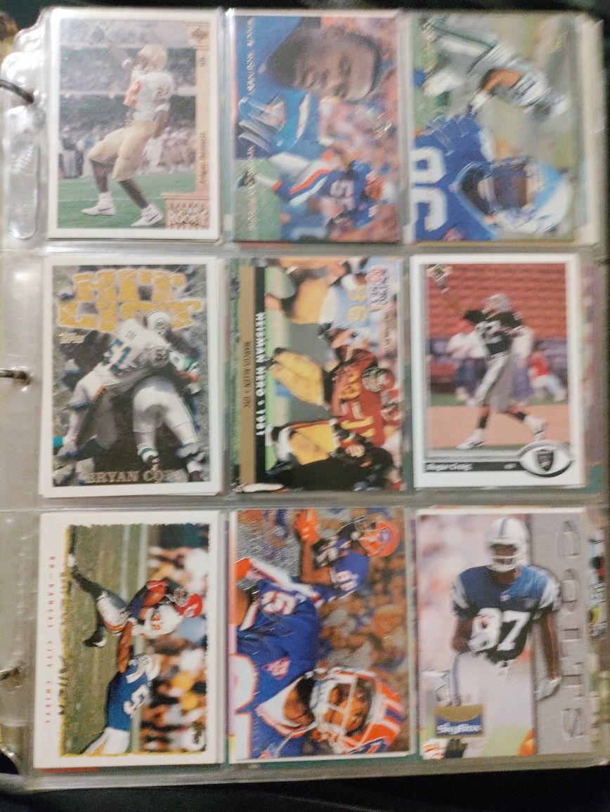 Amazing Binder Full Of Sports cards