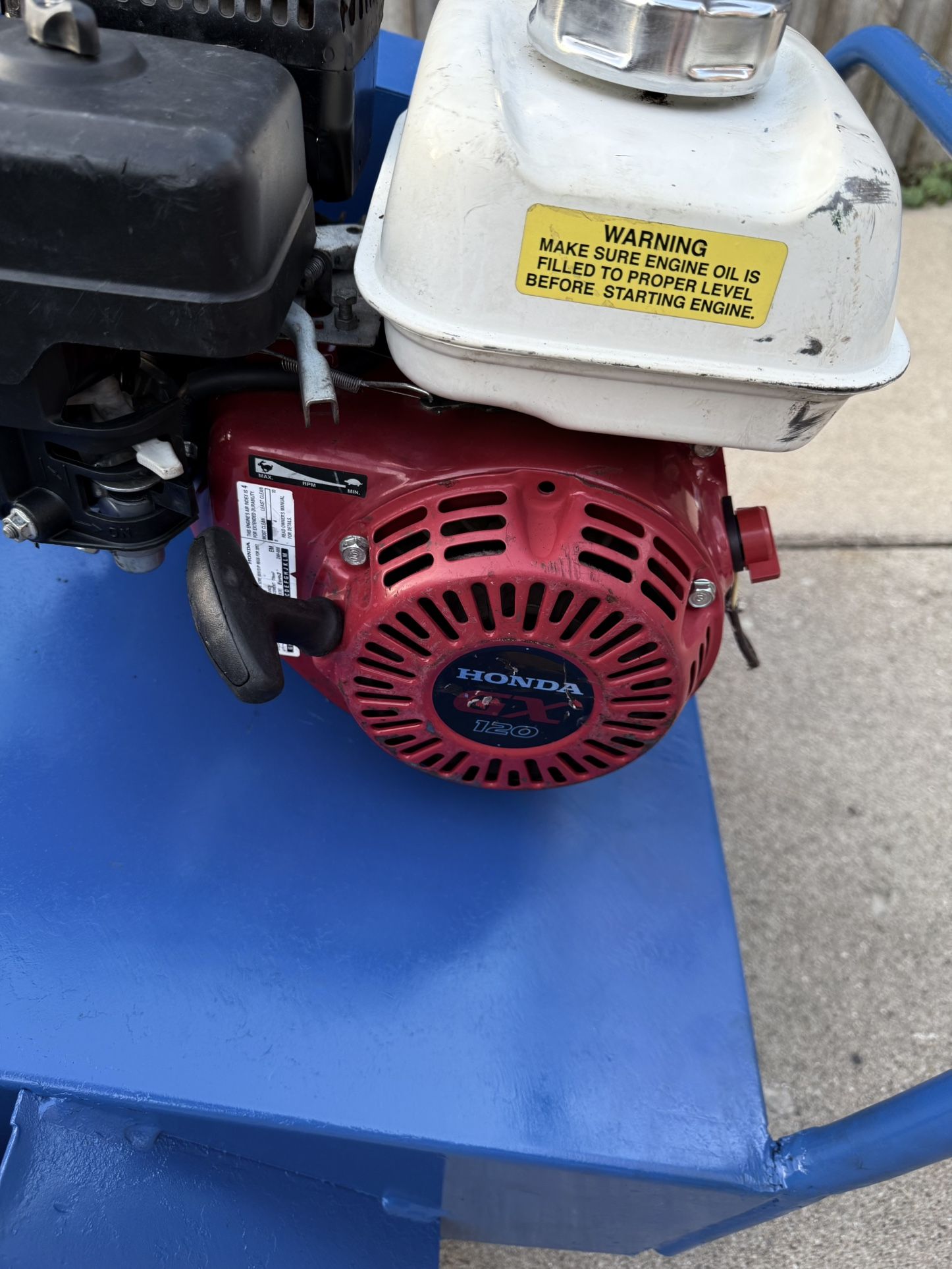 BlueBird 25.5-inch Lawn Aerator Honda GX 120 hp 742 engine