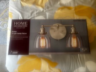 New, 2-Light Vanity Fixture, Evelyn, Home decorators collection