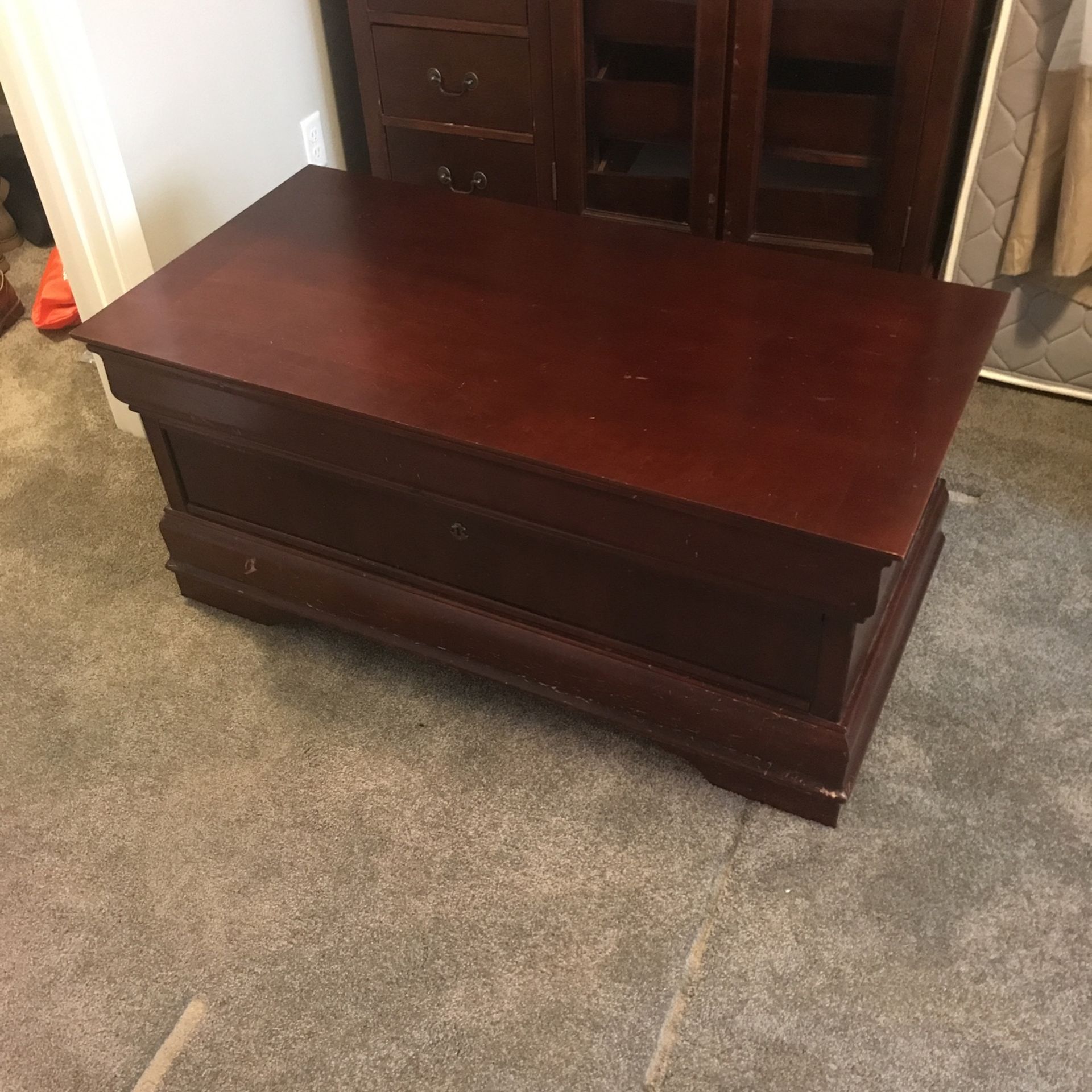 Large Hope Chest And Beautiful  Dresser 