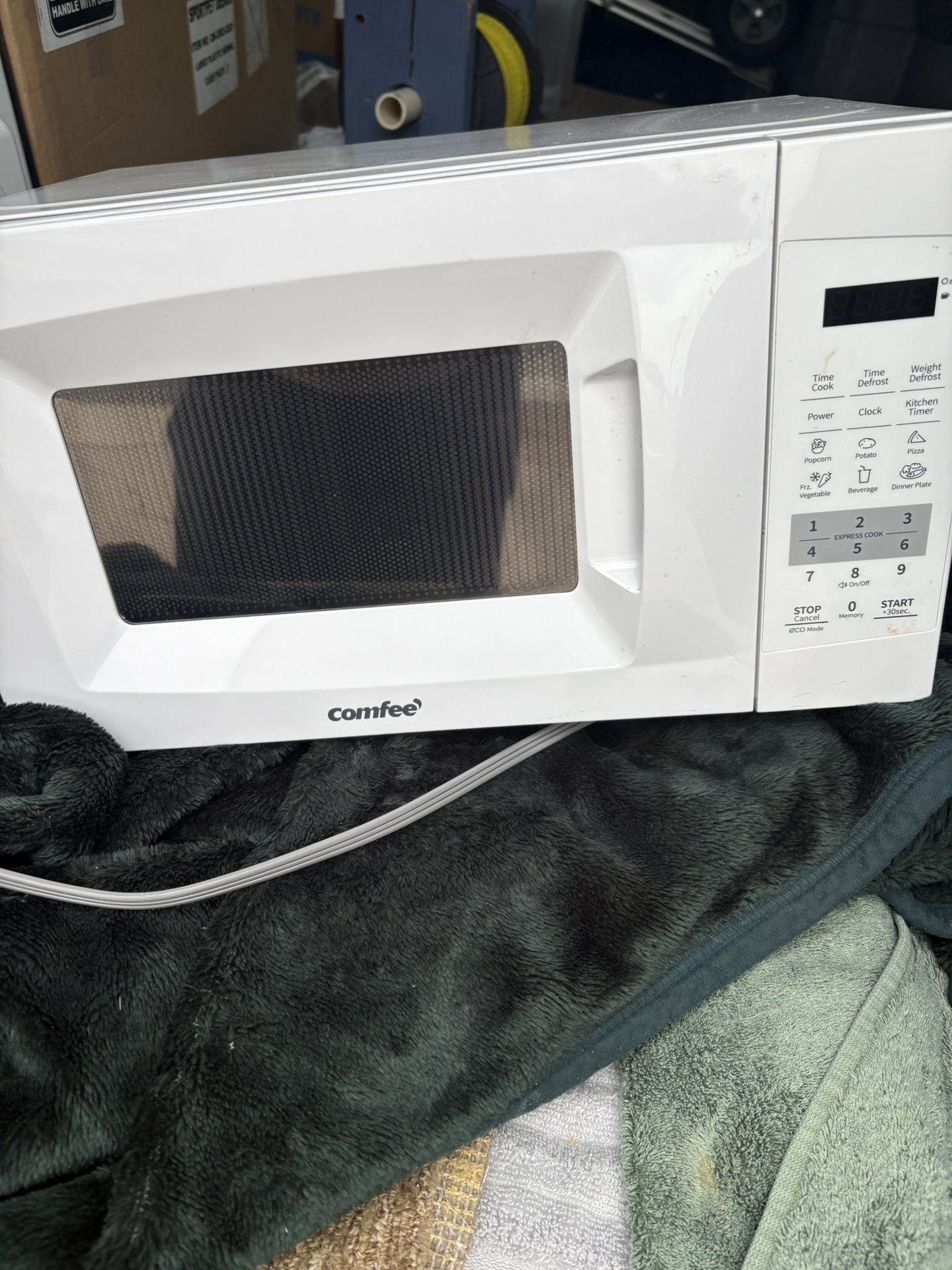 A White Microwave
