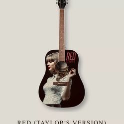 Taylor Swift Red Acoustic Guitar New In Box