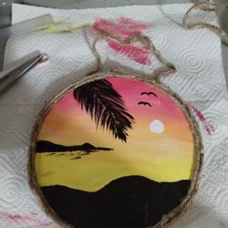 Hand Painted Wall Hanging 