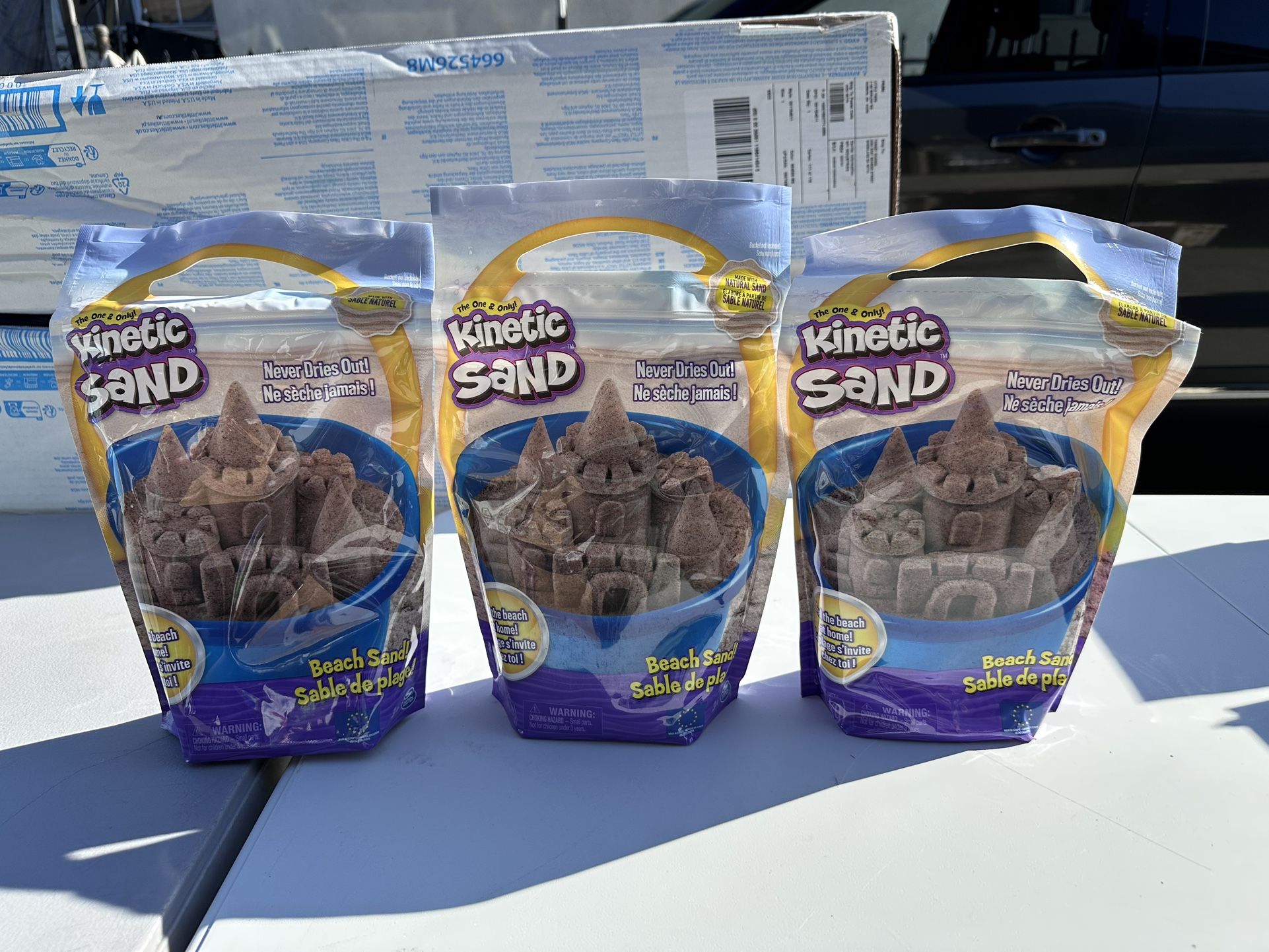 Kinetic Sand Beach Sand 3lb