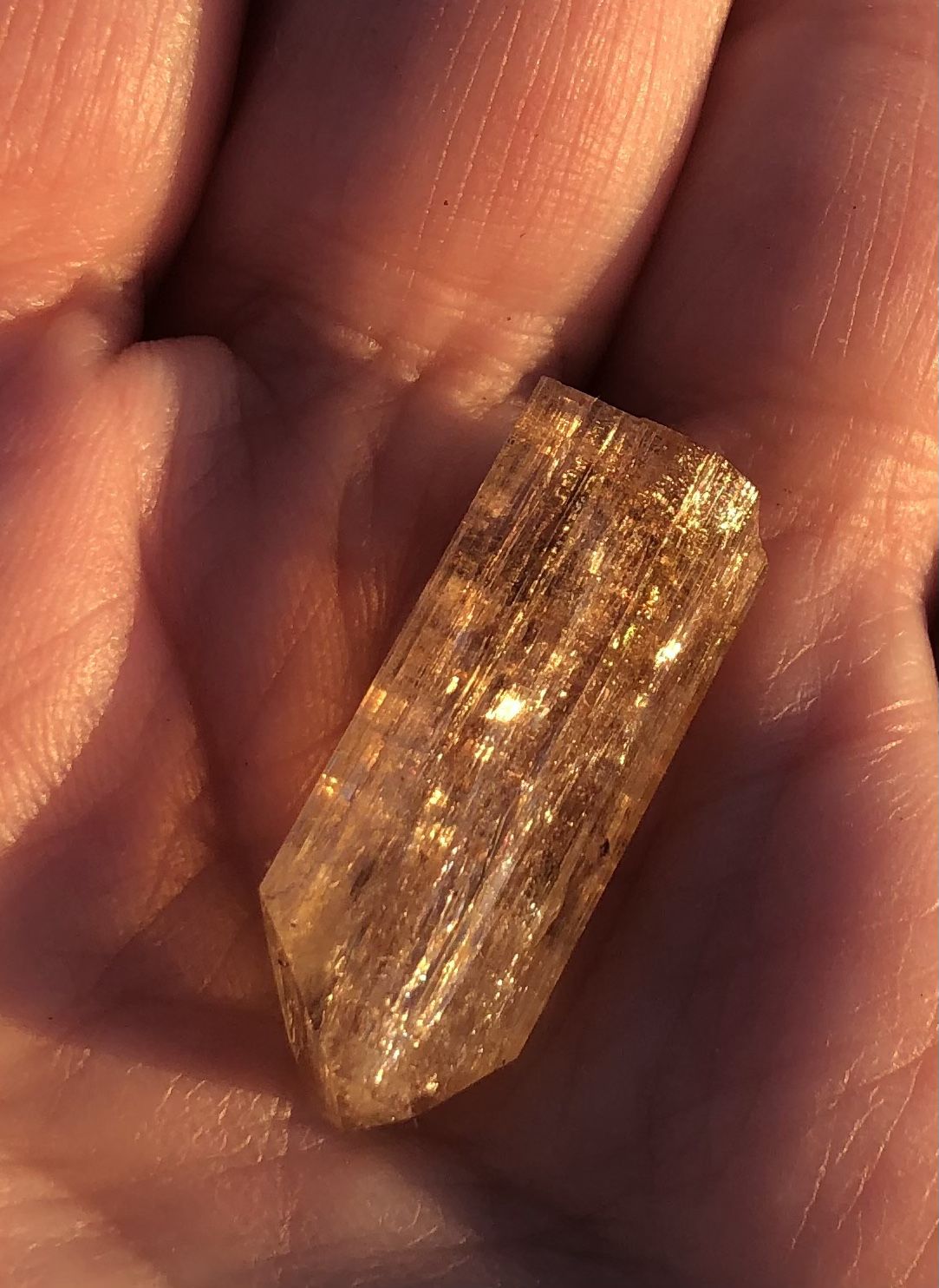 Beautiful 20 TCW Imperial Topaz Brazil Ouro Preto Crystal Rough Loose M