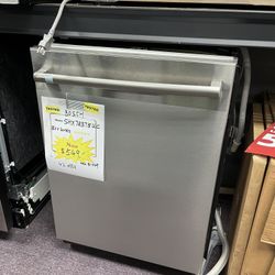 24’ Dishwasher, Bosch 800 Series Stainless Steel New Scratch Dents
