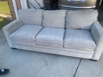 Matching grey couch set