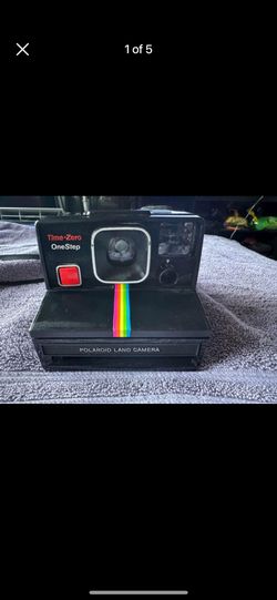 Polaroid One Step SX-70 Black Vintage camera