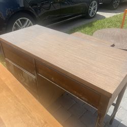 Chest Desk Wooden Drawers Tv Stand 