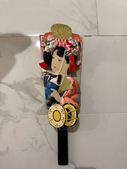 Vintage japanese wooden paddle