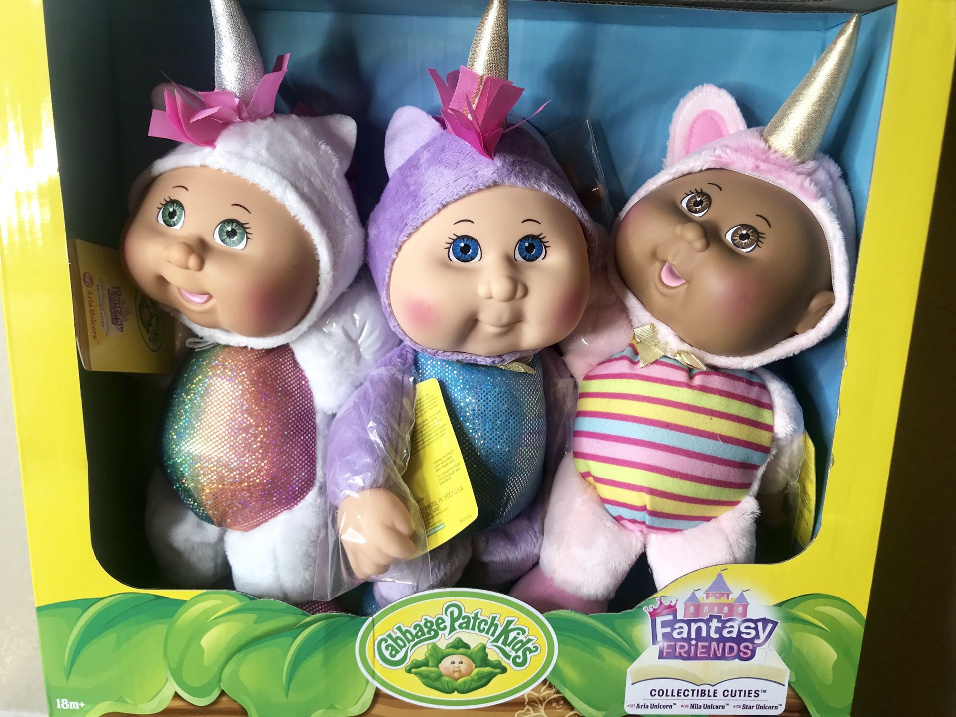 Brand New Cabbage Patch Kids Dolls Collectible Cuties Fantasy Friends Unicorns