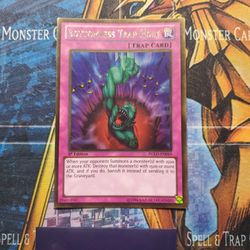 Yugioh Bottomless Trap Hole Gold Rare PGLD